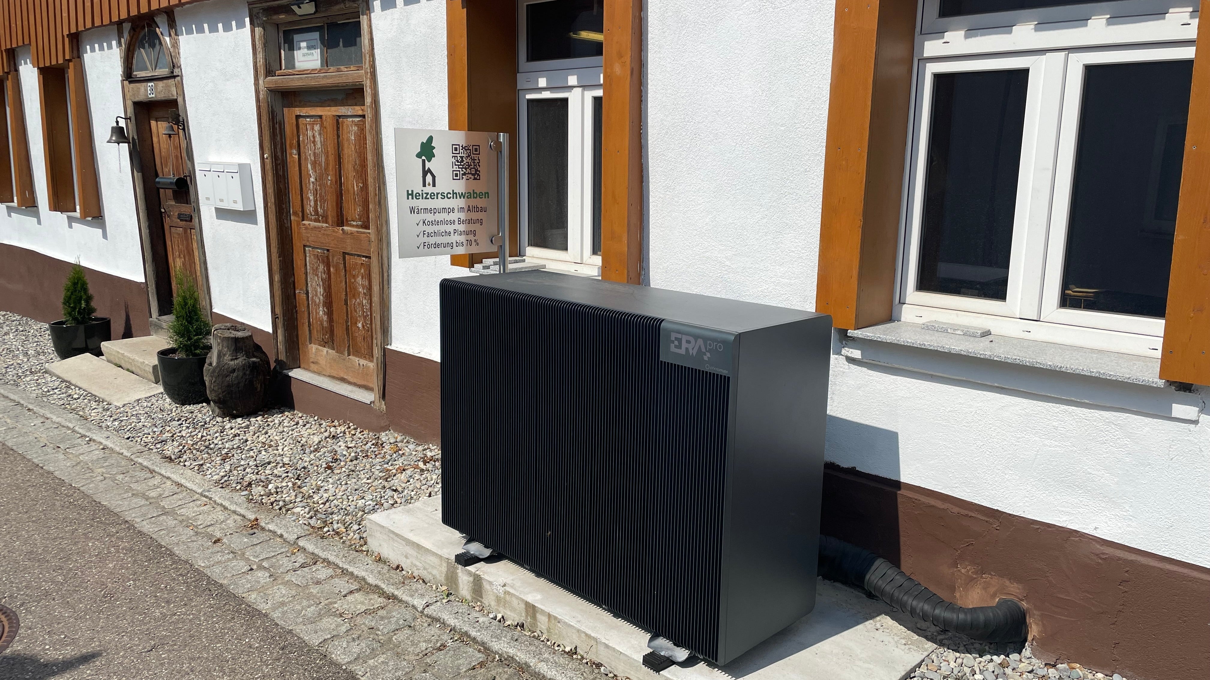 ERApro Wärmepumpe: Praxistest im eigenen Firmengebäude