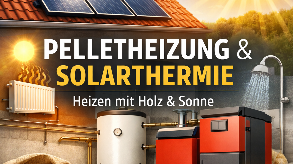 Pelletheizung mit Solar