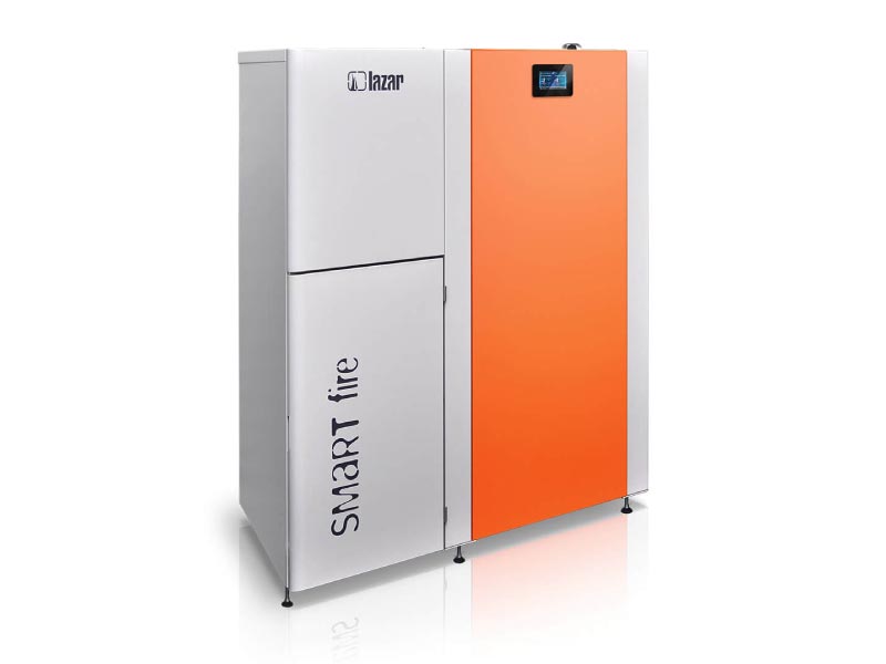 Pelletheizung Smartfire seitlich