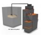 Preview: Pelletheizung Mini Biopel mit einem Vakuumsystem zur automatischen Zuführung vom Pelletbunker